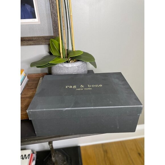 rag & bone Harrow Boot Asphalt Waxy Womens Size 38.5 - Picture 12 of 12